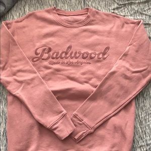 Badwood mauve sweatshirt